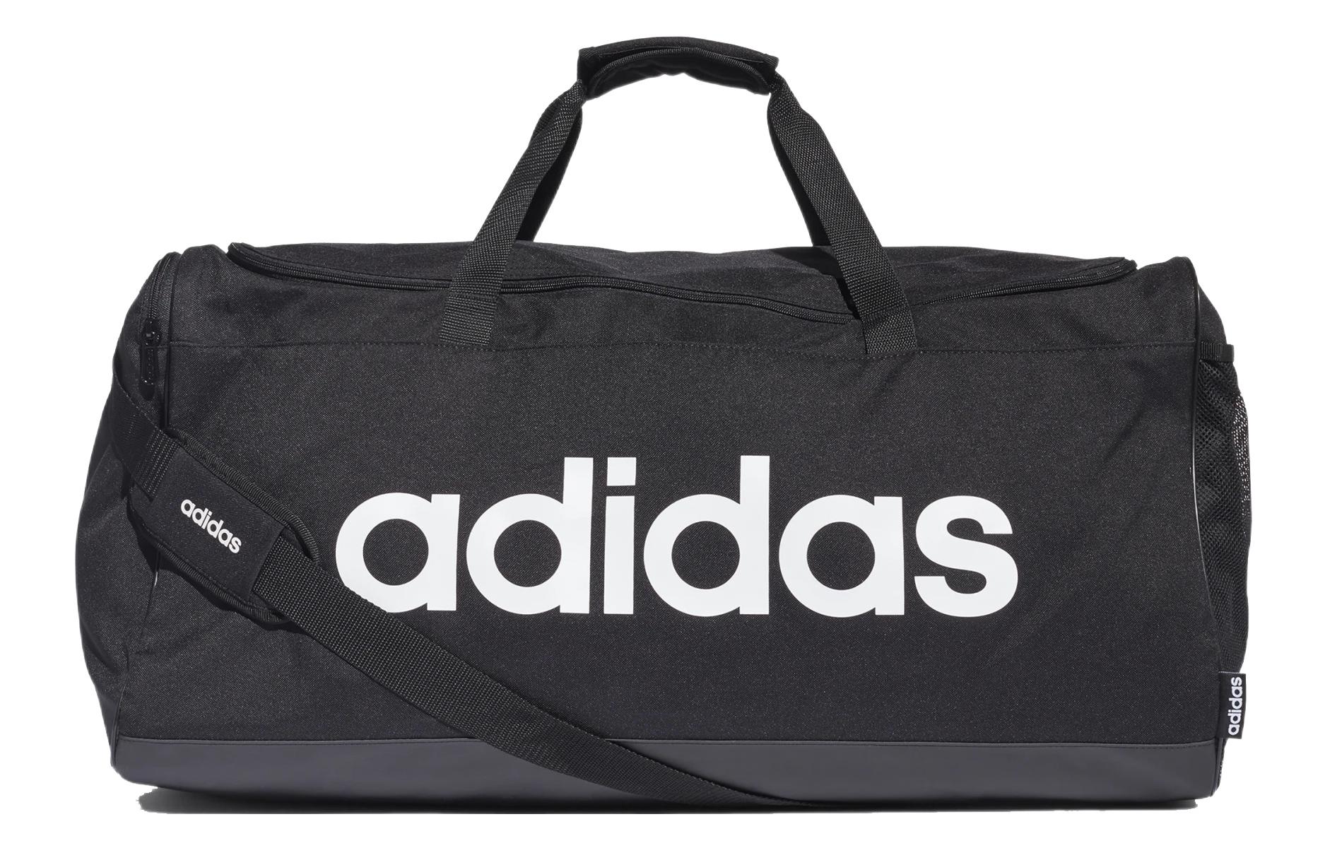 Adidas Большая спортивная сумка из ткани унисекс чисто черный, Pure Black 
Adidas Большая спортивная сумка из ткани унисекс чисто черный, Pure Black