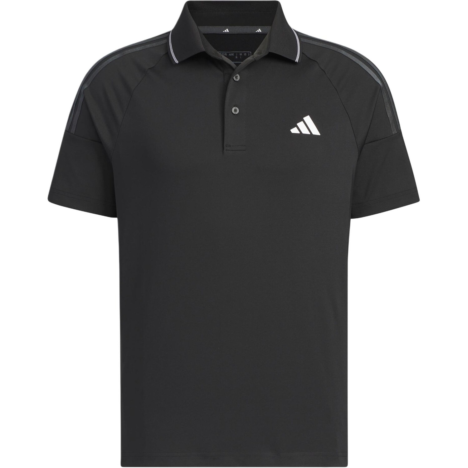 Рубашка поло AEROREADY мужская черная Adidas, черный 
Рубашка поло AEROREADY мужская черная Adidas, черный