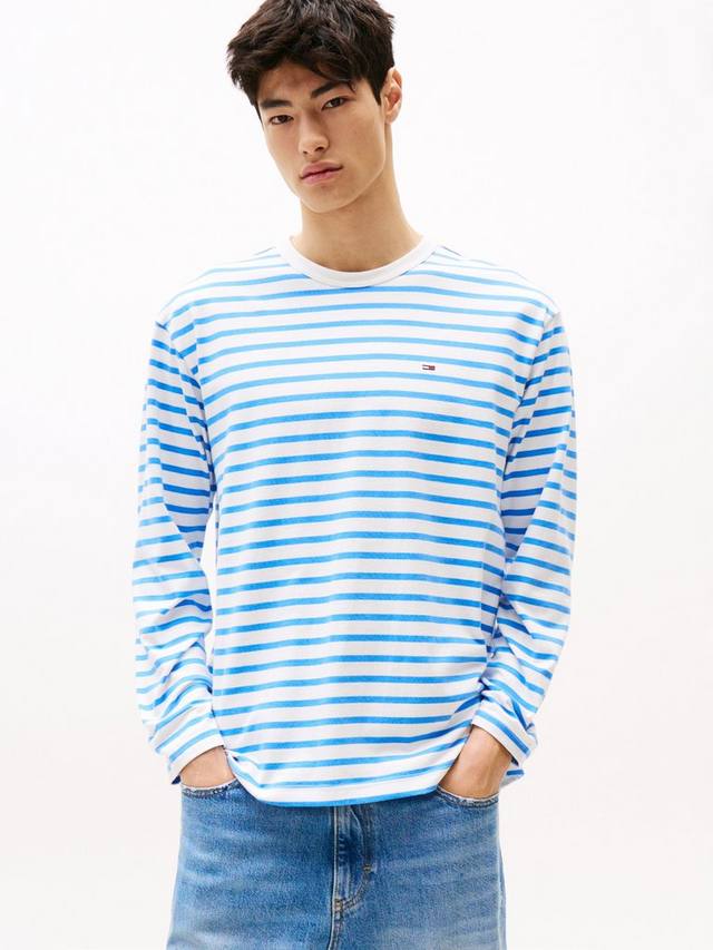 Футболка Tommy Jeans с длинным рукавом и полосками, хлопок, Regular Fit Tommy Hilfiger, Blue/Multi
Футболка Tommy Jeans с длинным рукавом и полосками, хлопок, Regular Fit Tommy Hilfiger, Blue/Multi