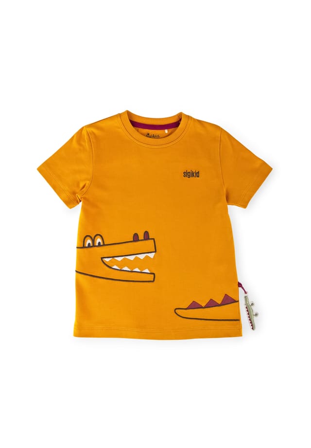 Футболка счастливый крокодил для детей Sigikid, желтый
Футболка счастливый крокодил для детей Sigikid, желтый