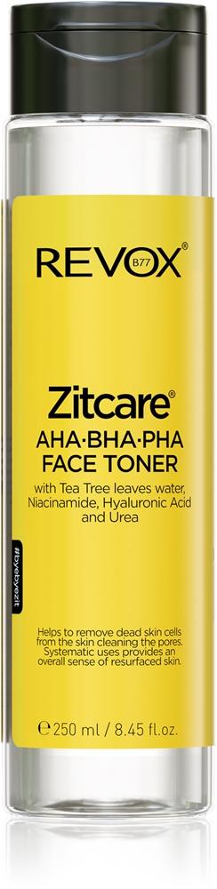 Мягкий очищающий тоник для лица Zitcare AHA BHA PHA Active Revox B77, 250 мл
Мягкий очищающий тоник для лица Zitcare AHA BHA PHA Active Revox B77, 250 мл