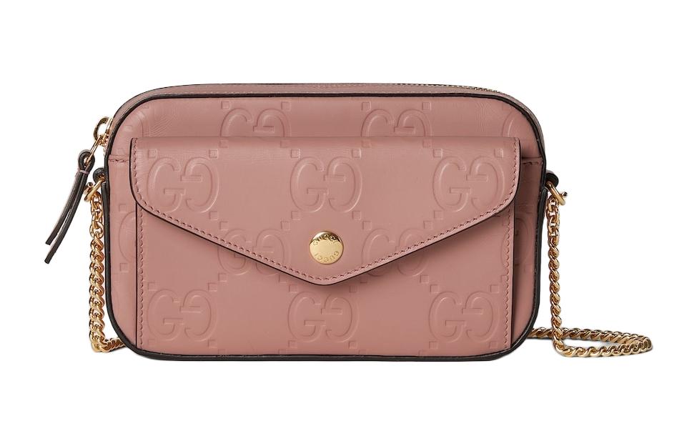 GUCCI Кожаная сумка через плечо мини женская пудровая
GUCCI Кожаная сумка через плечо мини женская пудровая