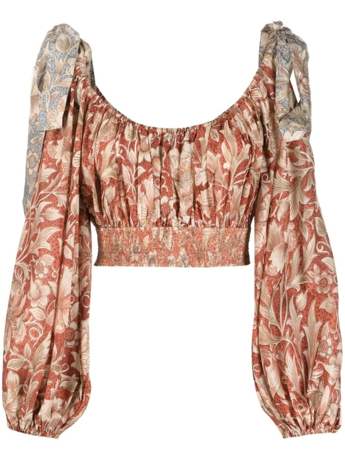 ZIMMERMANN шелковый укороченный топ Chintz с цветочным принтом, коричневый
ZIMMERMANN шелковый укороченный топ Chintz с цветочным принтом, коричневый