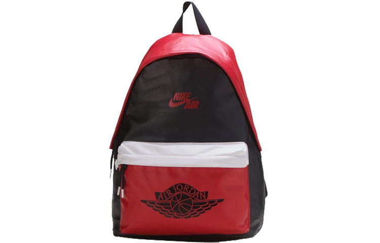 Полиэстеровый баскетбольный рюкзак большого размера унисекс черный красный Jordan 
Полиэстеровый баскетбольный рюкзак большого размера унисекс черный красный Jordan