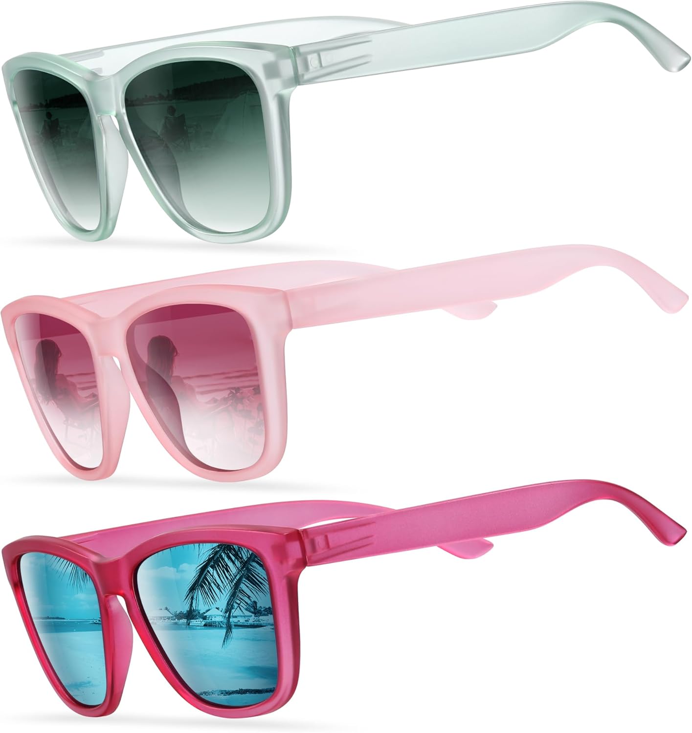 Поляризованные солнцезащитные очки для женщин, модные, классические, в стиле ретро, женские солнцезащитные очки для мужчин, очки для вождения, защита от УФ-излучения kunchu, Newsandroseblue+pinkp+mintgreen
Поляризованные солнцезащитные очки для женщин, модные, классические, в стиле ретро, женские солнцезащитные очки для мужчин, очки для вождения, защита от УФ-излучения kunchu, Newsandroseblue+pinkp+mintgreen