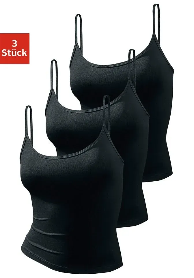 Топ-спагетти Vivance active (3 шт.) из мягкой микрофибры, черный
Топ-спагетти Vivance active (3 шт.) из мягкой микрофибры, черный