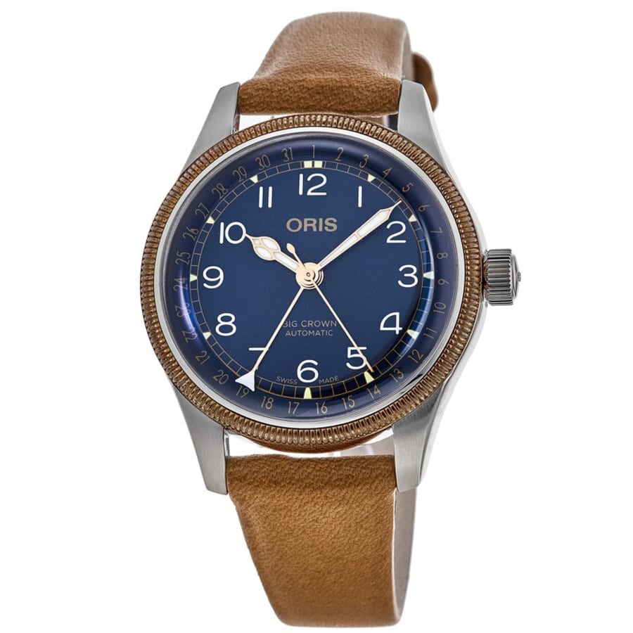 Часы Oris Big Crown Pointer Date с синим циферблатом и кожаным корпусом унисекс 01 754 7749 4365-07 5 17 66
Часы Oris Big Crown Pointer Date с синим циферблатом и кожаным корпусом унисекс 01 754 7749 4365-07 5 17 66