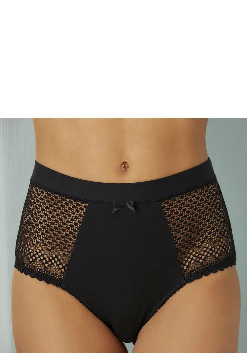 Трусики LASCANA из натурального хлопка, черный
Трусики LASCANA из натурального хлопка, черный
