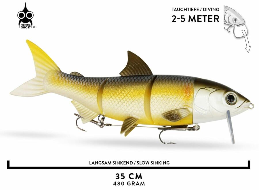 FISHINGGHOST Мягкая приманка - Renky One 35 см - Rudd
FISHINGGHOST Мягкая приманка - Renky One 35 см - Rudd