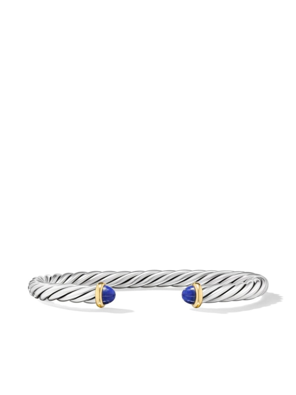 Браслет-кафф Modern Cable из серебра и желтого золота с лазуритом David Yurman, серебряный
Браслет-кафф Modern Cable из серебра и желтого золота с лазуритом David Yurman, серебряный