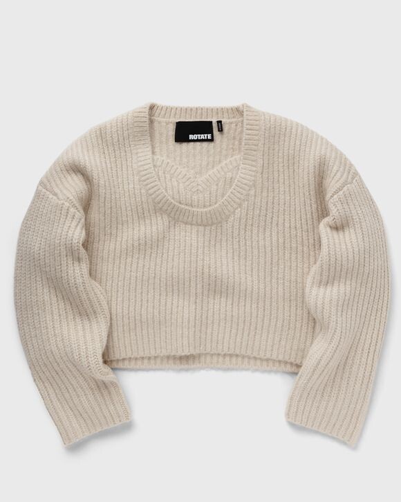 Свитер Rotate Birger Christensen Cable Knit Crop Sweater, цвет pristine white
Свитер Rotate Birger Christensen Cable Knit Crop Sweater, цвет pristine white