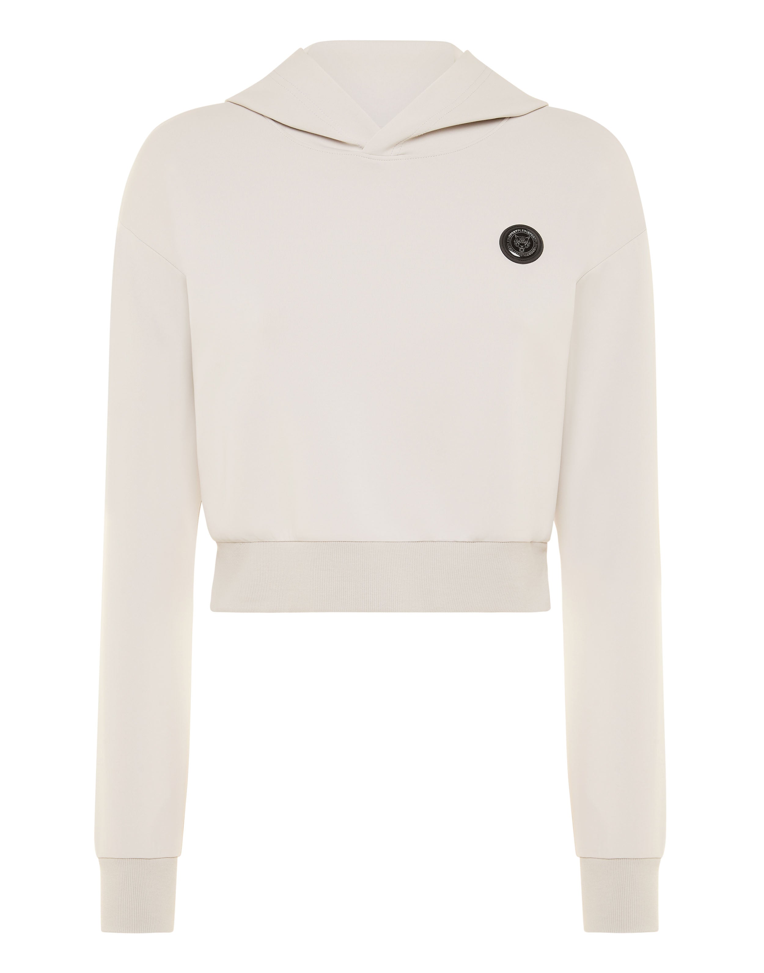 Короткий худи PLEIN SPORT, серый 
Короткий худи PLEIN SPORT, серый