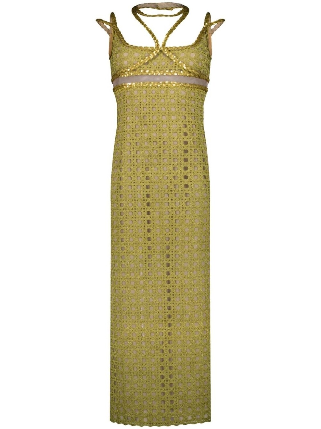 Giambattista Valli платье макси с вырезом халтер, зеленый
Giambattista Valli платье макси с вырезом халтер, зеленый