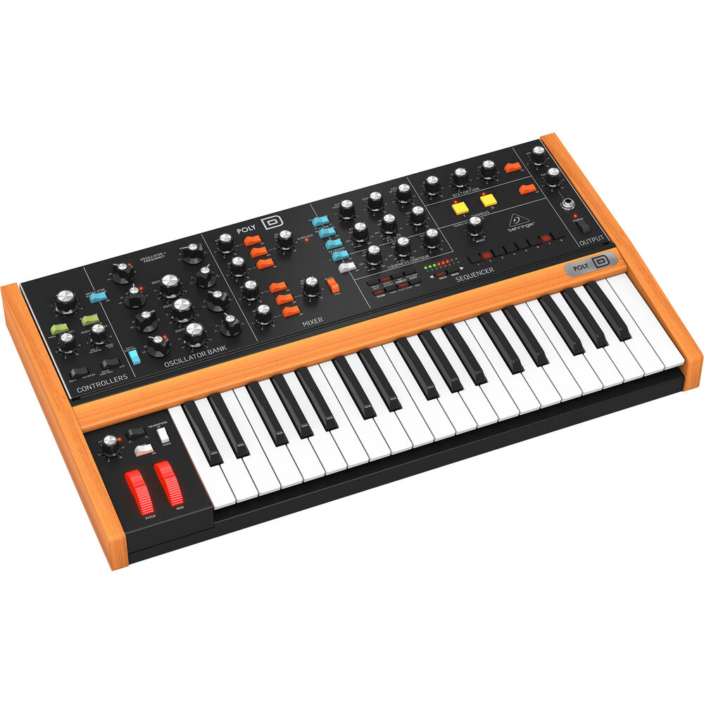 Синтезатор Behringer Poly D 4-Voice Analog Synthesizer POLY D
Синтезатор Behringer Poly D 4-Voice Analog Synthesizer POLY D