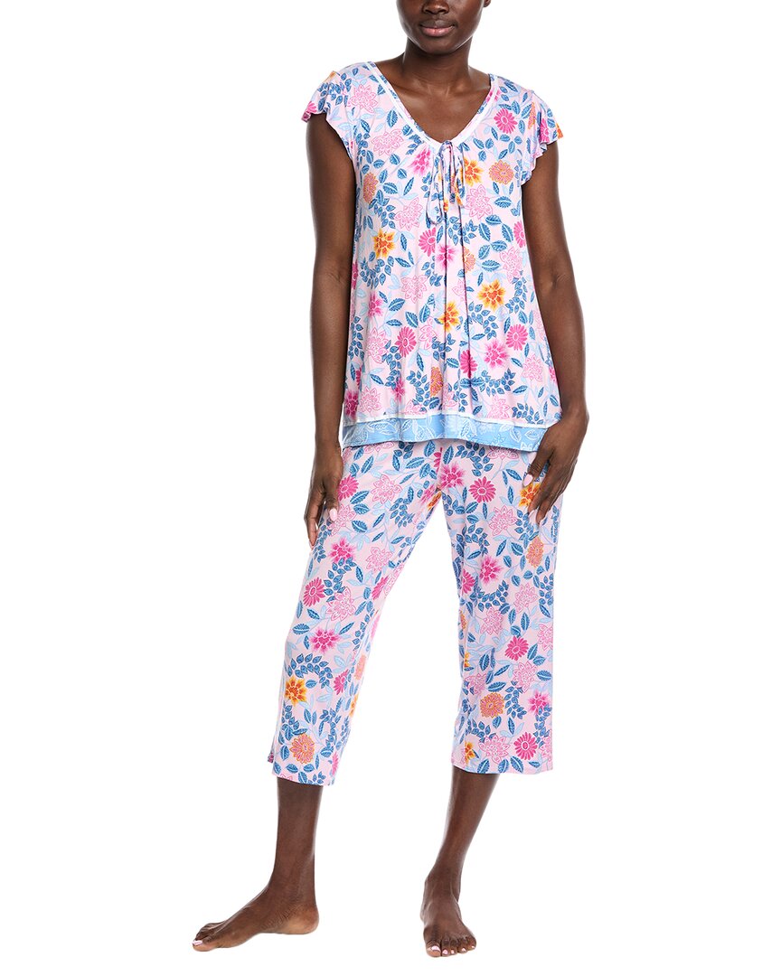 Эллен Трейси Двухкомпонентный комплект пижамы с укороченными брюками и топом Ellen Tracy, розовый
Эллен Трейси Двухкомпонентный комплект пижамы с укороченными брюками и топом Ellen Tracy, розовый