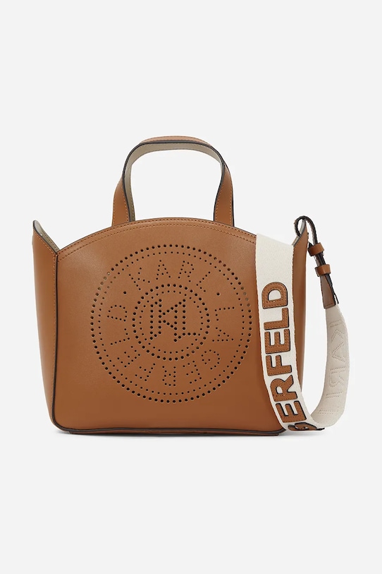 Кожаная сумка Karl Lagerfeld, коричневый
Кожаная сумка Karl Lagerfeld, коричневый