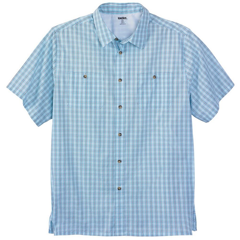 Мужская спортивная рубашка в клетку с короткими рукавами и принтом Kingsize Big & Tall KingSize, цвет Blue Check
Мужская спортивная рубашка в клетку с короткими рукавами и принтом Kingsize Big & Tall KingSize, цвет Blue Check