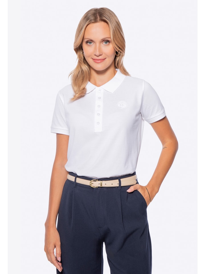 Рубашка поло белого цвета Wittchen
Рубашка поло белого цвета Wittchen