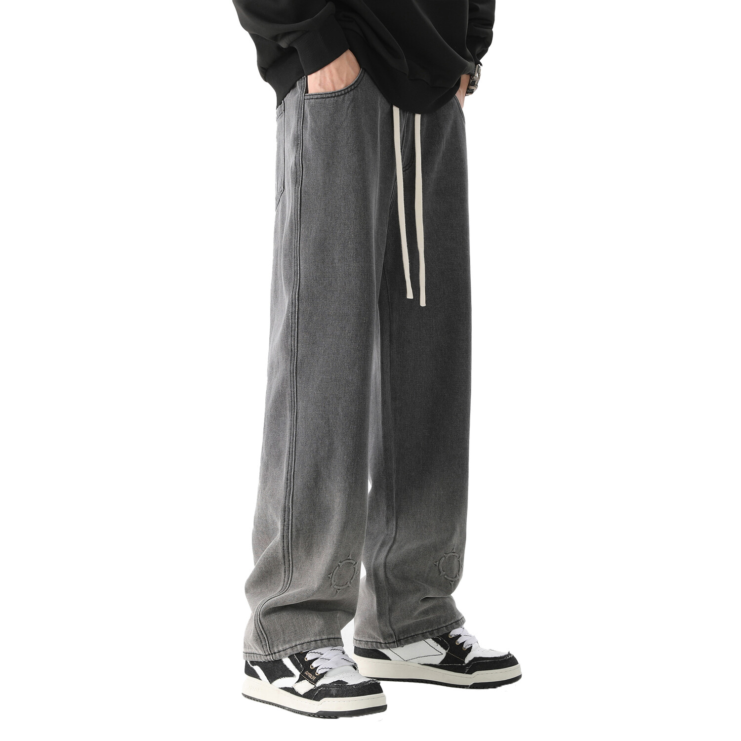 Джинсы унисекс Tencent Video Doki, Черный/Серый
Джинсы унисекс Tencent Video Doki, Черный/Серый