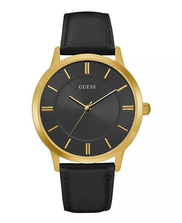 Мужские аналоговые часы с черным кожаным ремешком, 44 мм Guess, black
Мужские аналоговые часы с черным кожаным ремешком, 44 мм Guess, black