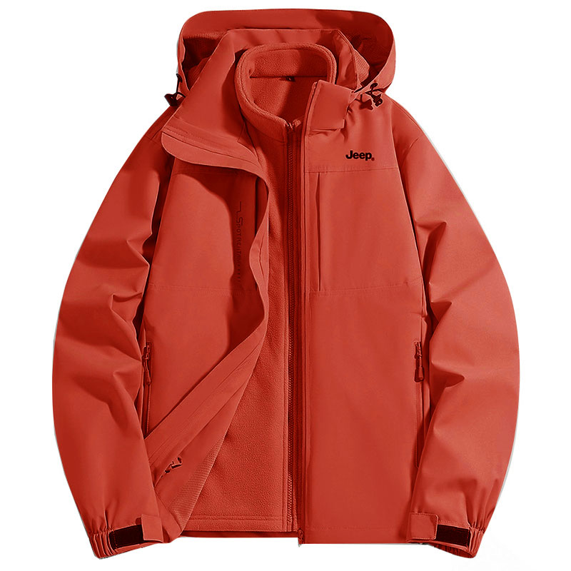 Jeep Куртка Unisex, Rosefinch Red (Shell Clothing Sets+Fleece Liner)
Jeep Куртка Unisex, Rosefinch Red (Shell Clothing Sets+Fleece Liner)