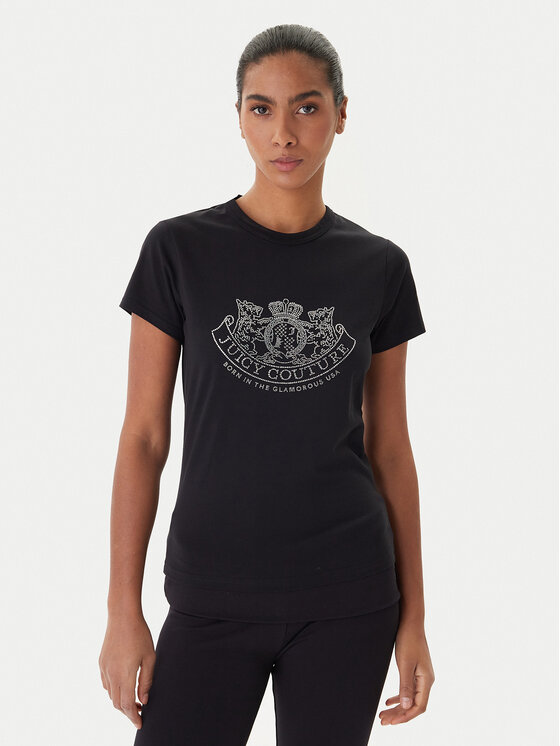 Футболка slim fit JCGTK225015 Juicy Couture, черный
Футболка slim fit JCGTK225015 Juicy Couture, черный