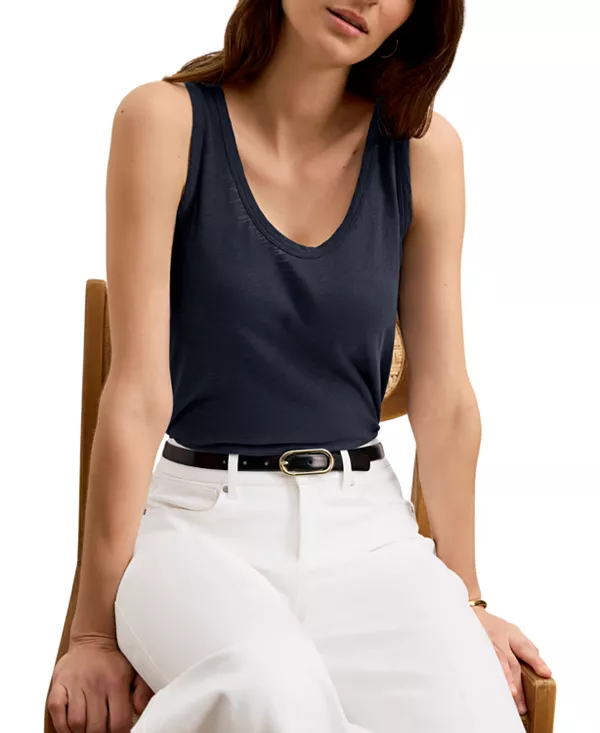 Майка Wyatt из органического хлопка с неравномерной текстурой M.M.Lafleur, синий
Майка Wyatt из органического хлопка с неравномерной текстурой M.M.Lafleur, синий