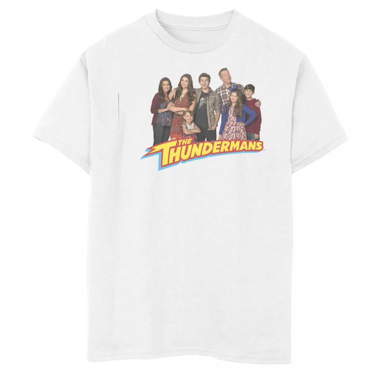 Футболка с логотипом и графическим рисунком The Thundermans Family для мальчиков 8–20 лет Nickelodeon
Футболка с логотипом и графическим рисунком The Thundermans Family для мальчиков 8–20 лет Nickelodeon