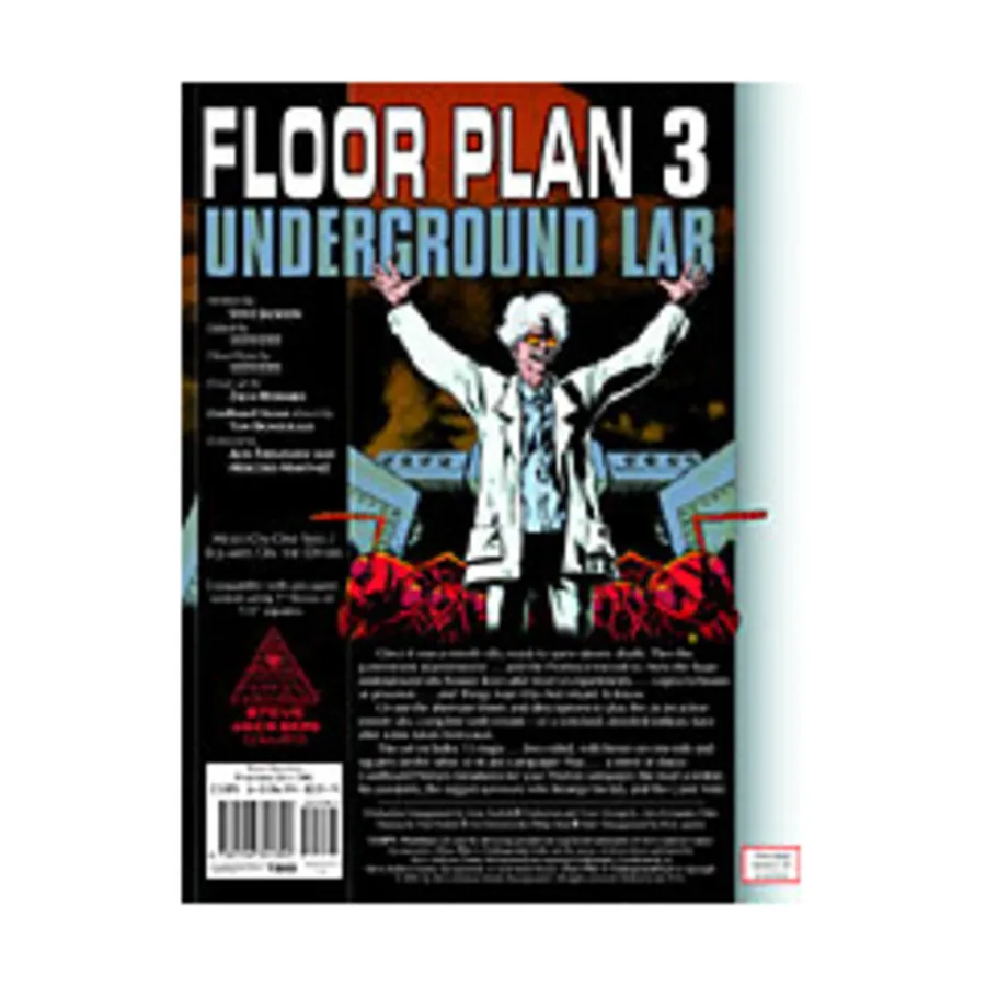 План этажа №3 — Подземная лаборатория, Miscellaneous (Steve Jackson Games)
План этажа №3 — Подземная лаборатория, Miscellaneous (Steve Jackson Games)