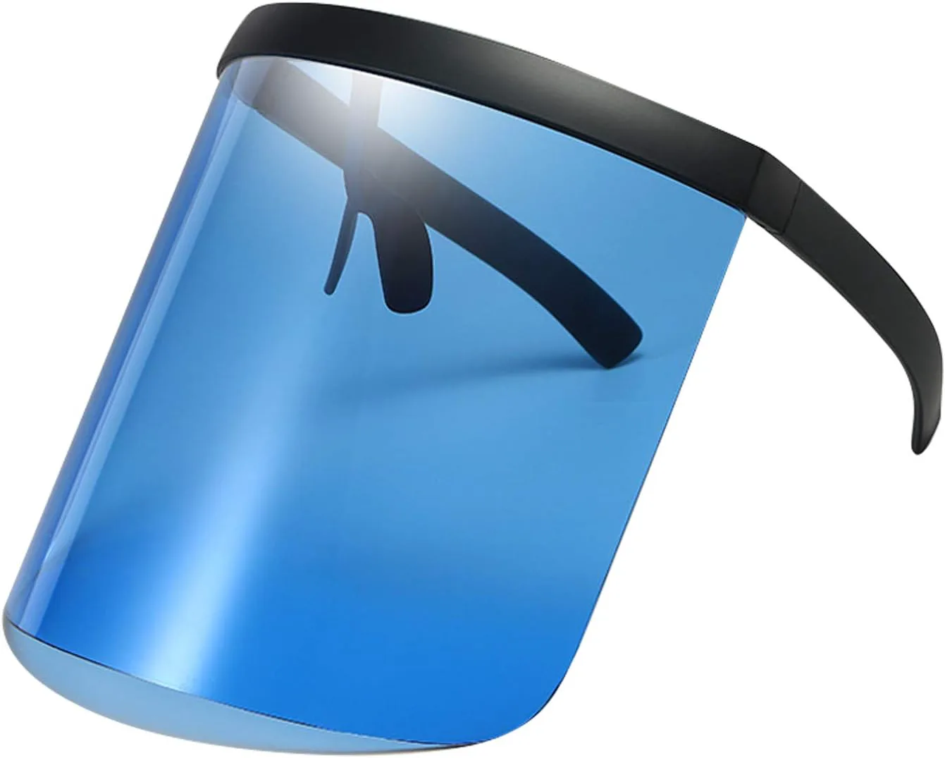 Футуристические солнцезащитные очки-щиток большого размера с плоским верхом, прозрачным защитным чехлом, ветрозащитной маской большого размера mincl, Blue
Футуристические солнцезащитные очки-щиток большого размера с плоским верхом, прозрачным защитным чехлом, ветрозащитной маской большого размера mincl, Blue