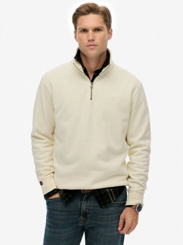Элегантный худи с молнией Essential Logo Superdry, Dusty White
Элегантный худи с молнией Essential Logo Superdry, Dusty White
