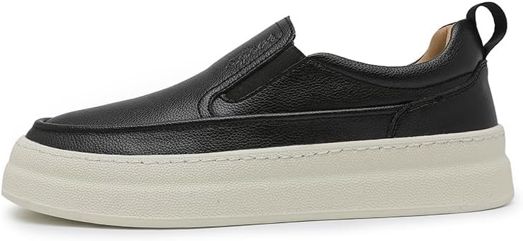 Мужские слипоны с толстой подошвой из натуральной кожи, стильные и повседневные, легкие и дышащие, плоская обувь, подходит для путешествий, работы и ежедневной носки Meixi Mobile, черный
Мужские слипоны с толстой подошвой из натуральной кожи, стильные и повседневные, легкие и дышащие, плоская обувь, подходит для путешествий, работы и ежедневной носки Meixi Mobile, черный