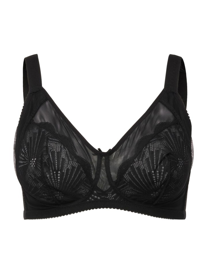 Бюстгальтер на косточках Ulla Popken, черный
Бюстгальтер на косточках Ulla Popken, черный