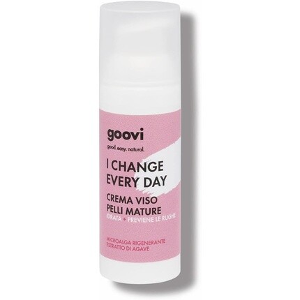 Goovi Change Every Day Крем для лица для зрелой кожи, увлажняет и предотвращает появление морщин, 50 мл
Goovi Change Every Day Крем для лица для зрелой кожи, увлажняет и предотвращает появление морщин, 50 мл