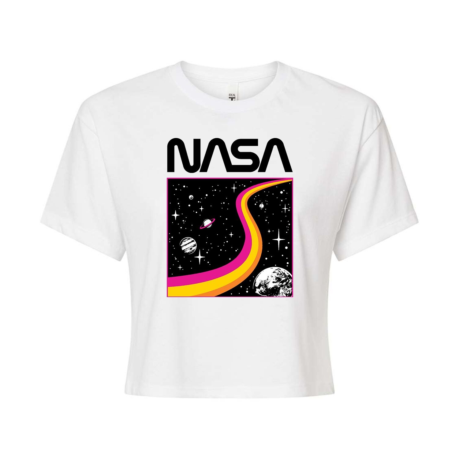 Укороченная футболка с рисунком NASA Star Field для юниоров Licensed Character, белый
Укороченная футболка с рисунком NASA Star Field для юниоров Licensed Character, белый