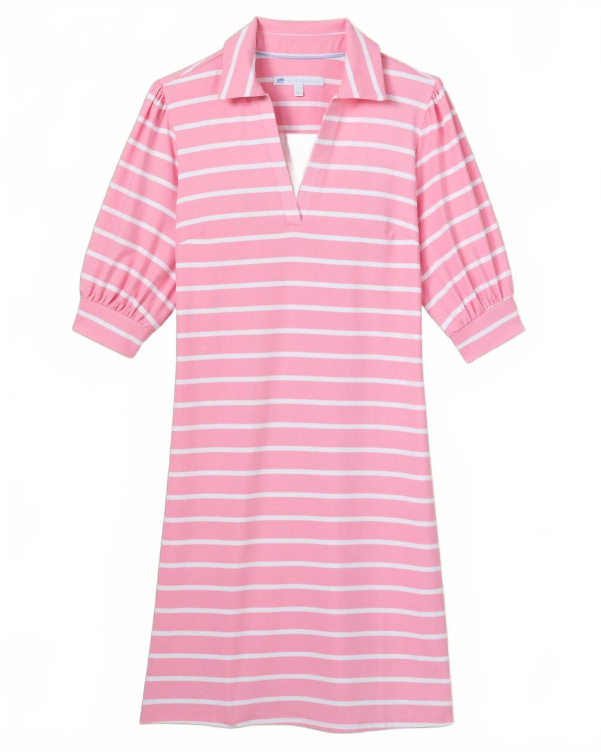 SOUTHERN TIDE Женское полосатое платье Trina Performance Dress в призматическом розовом цвете
SOUTHERN TIDE Женское полосатое платье Trina Performance Dress в призматическом розовом цвете