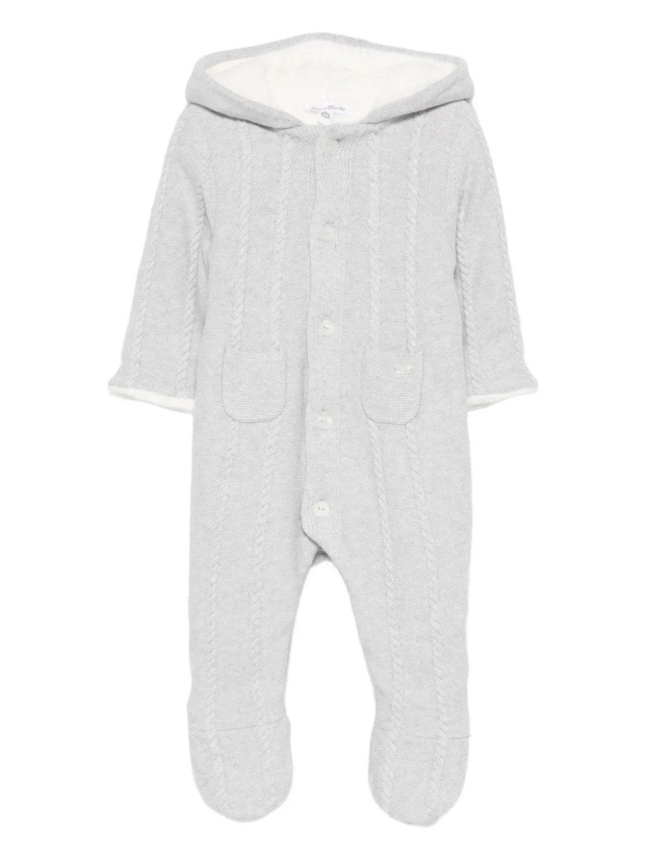 Пижама вязаной вязки с капюшоном Tartine Et Chocolat, серый
Пижама вязаной вязки с капюшоном Tartine Et Chocolat, серый