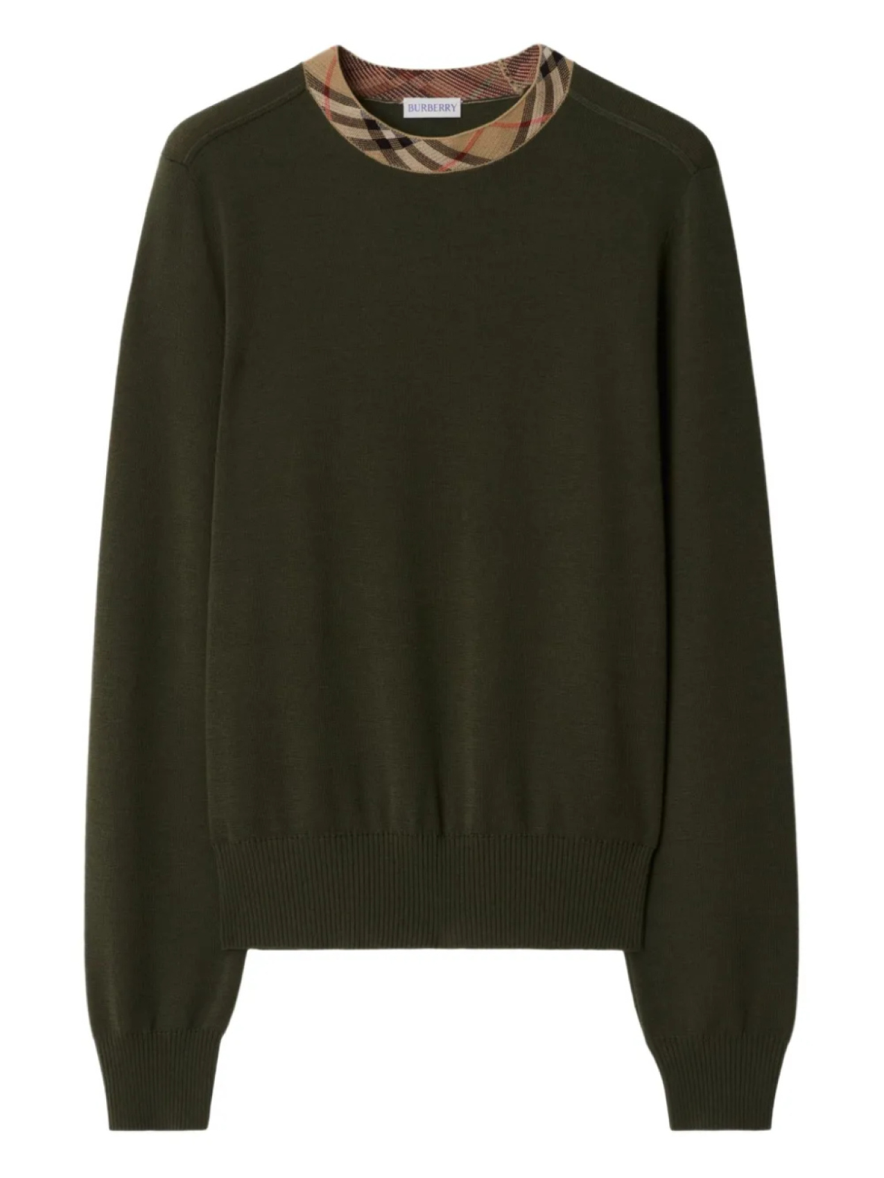 Burberry джемпер с отделкой Vintage Check, коричневый
Burberry джемпер с отделкой Vintage Check, коричневый