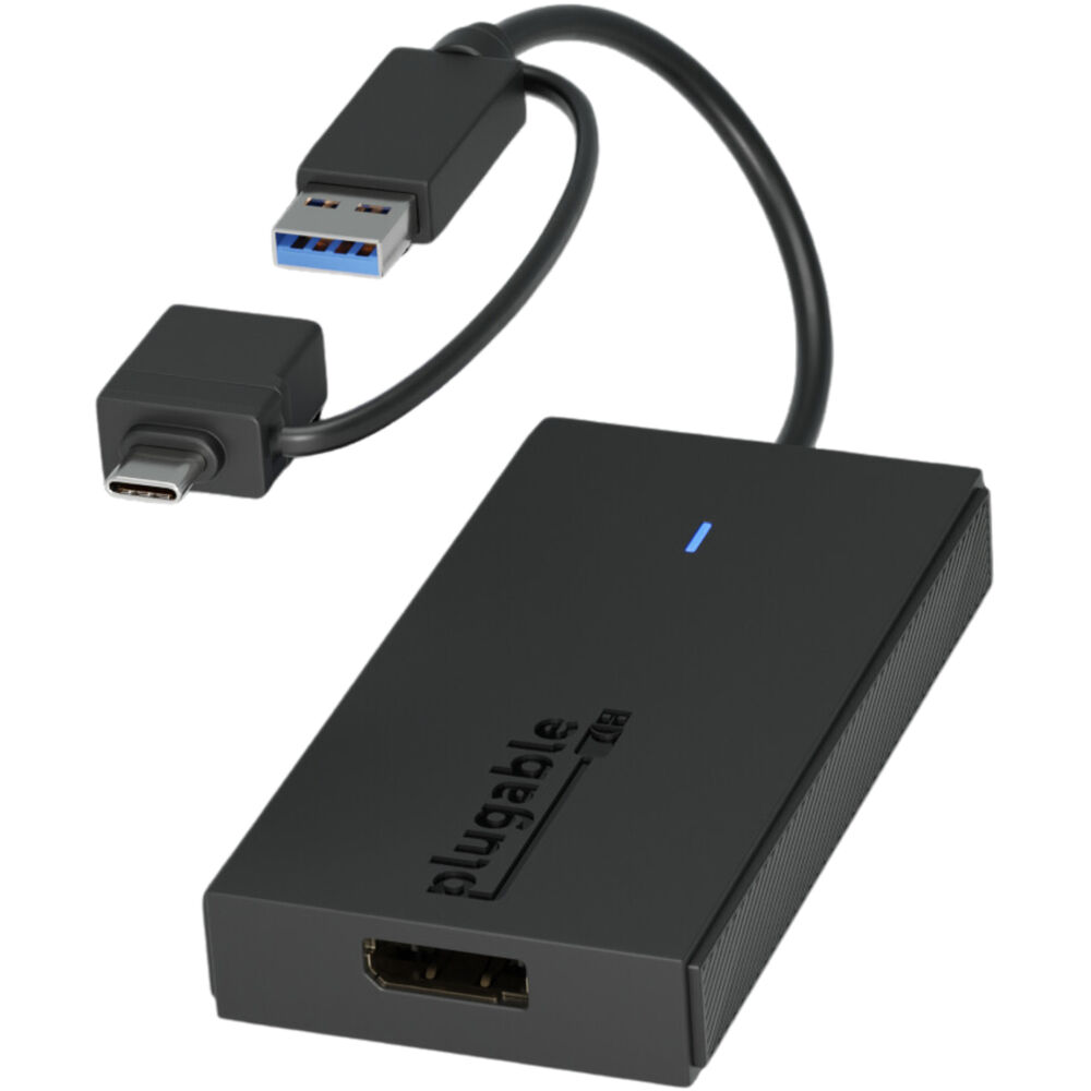 Plugable USB Type-C & Type-A to DisplayPort Adapter UGA-DP-S
Plugable USB Type-C & Type-A to DisplayPort Adapter UGA-DP-S