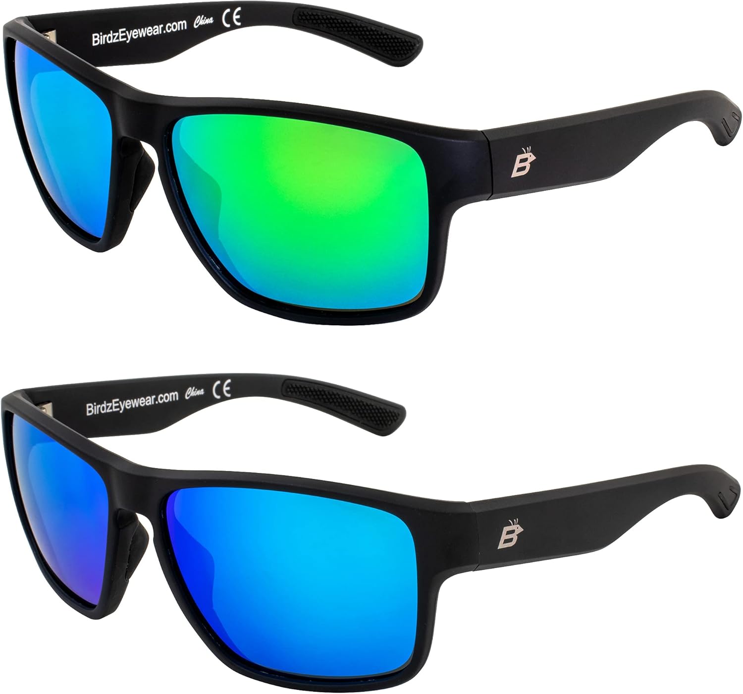 Солнцезащитные очки Birdz Eyewear Glide (2 пары) для мужчин и женщин. Линзы с защитой от царапин. Легкая черная квадратная оправа. Зеркальные линзы зеленого и синего цвета, Green & Blue
Солнцезащитные очки Birdz Eyewear Glide (2 пары) для мужчин и женщин. Линзы с защитой от царапин. Легкая черная квадратная оправа. Зеркальные линзы зеленого и синего цвета, Green & Blue