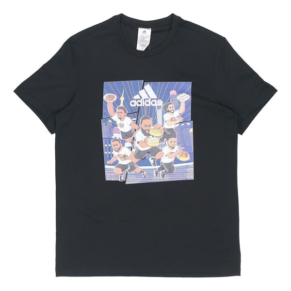Футболка shanghai tee баскетбольные спортивные с коротким рукавом Adidas, черный
Футболка shanghai tee баскетбольные спортивные с коротким рукавом Adidas, черный