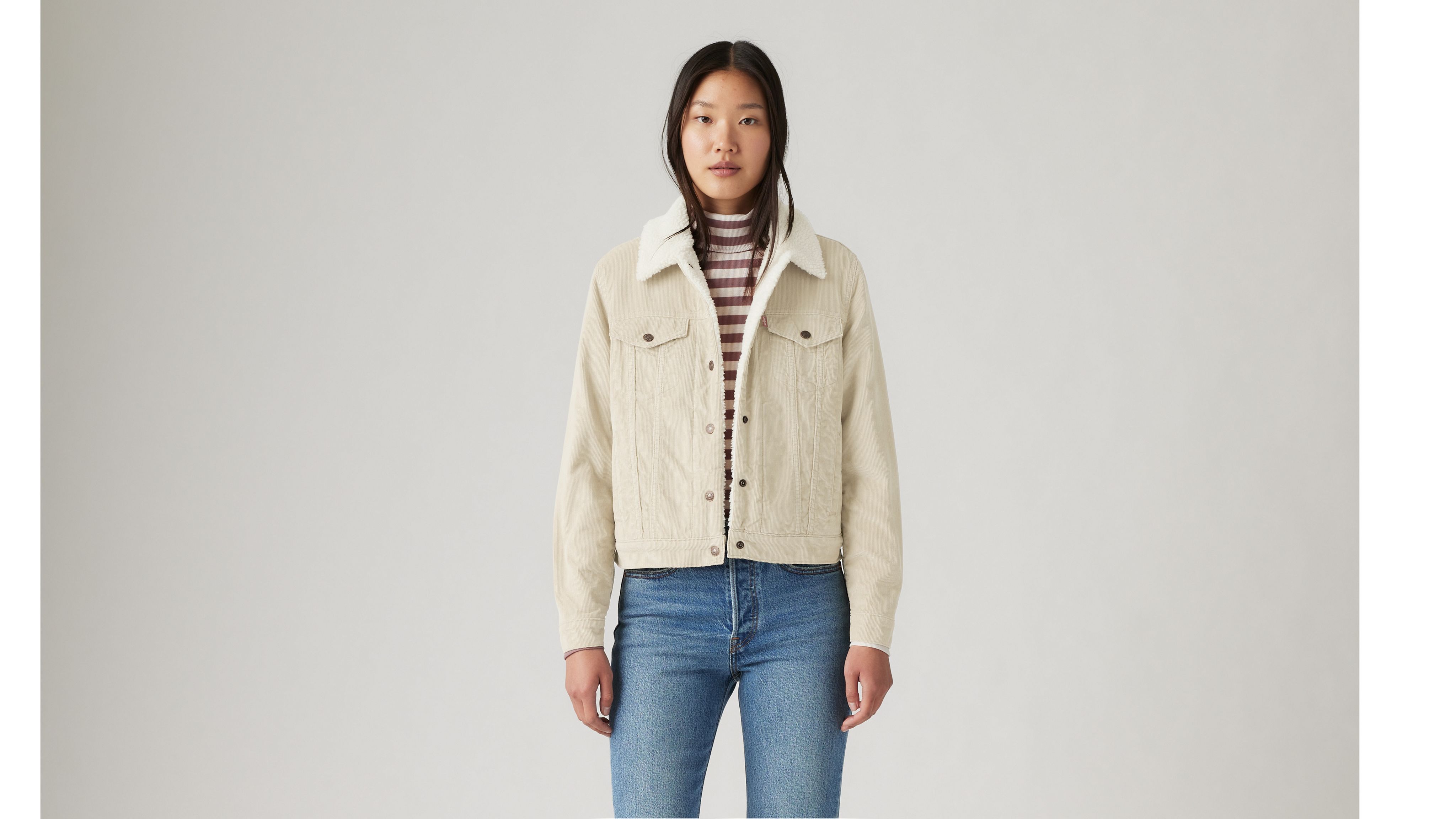 Оригинальная куртка дальнобойщика Sherpa Levi's, Egret - White
Оригинальная куртка дальнобойщика Sherpa Levi's, Egret - White