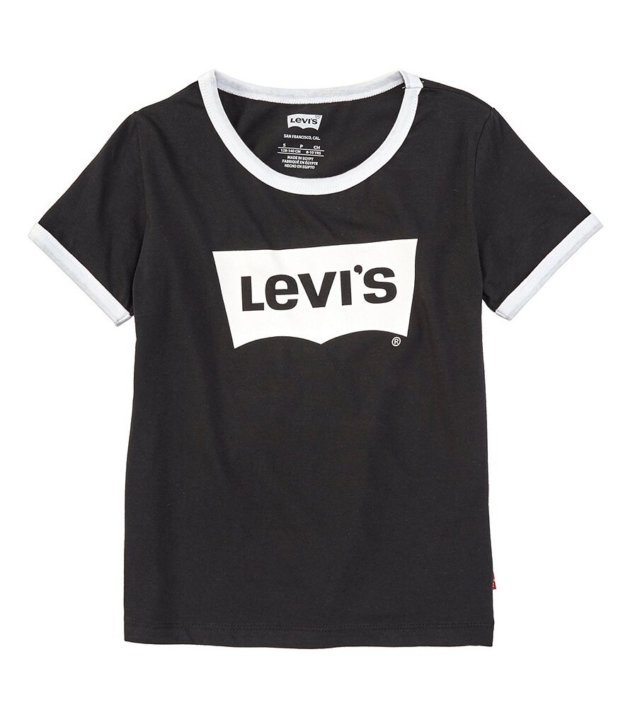 Футболка с короткими рукавами Levi's Big Girls Ringer для девочек 7–16 лет, черный
Футболка с короткими рукавами Levi's Big Girls Ringer для девочек 7–16 лет, черный