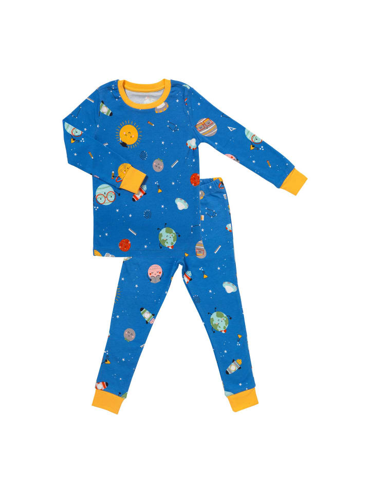 Schlummersack Детская пижама из органического хлопка синего и желтого цвета
Schlummersack Детская пижама из органического хлопка синего и желтого цвета
