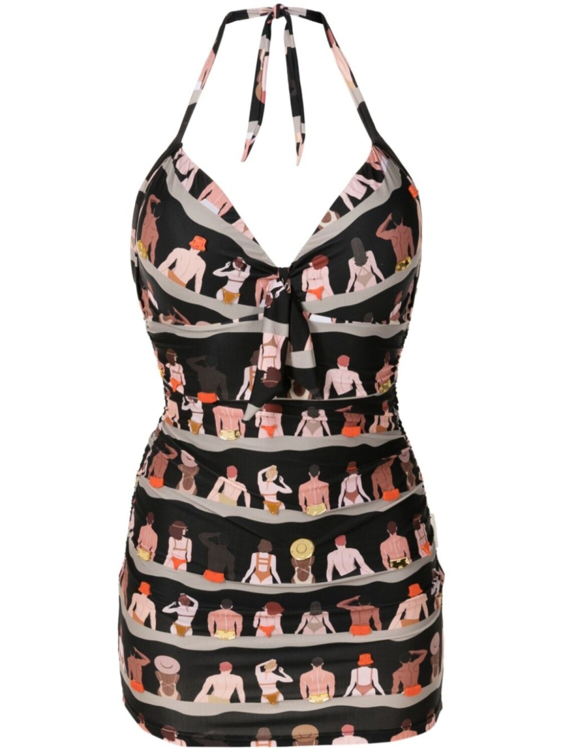 Купальник с графичным принтом Amir Slama, черный
Купальник с графичным принтом Amir Slama, черный