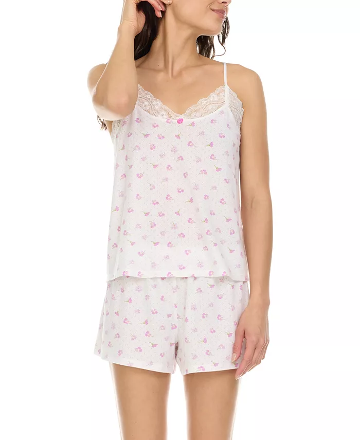 Женский комплект с короткими топами Brittany Pointelle Flora by Flora Nikrooz, слоновая кость/кремовый 
Женский комплект с короткими топами Brittany Pointelle Flora by Flora Nikrooz, слоновая кость/кремовый