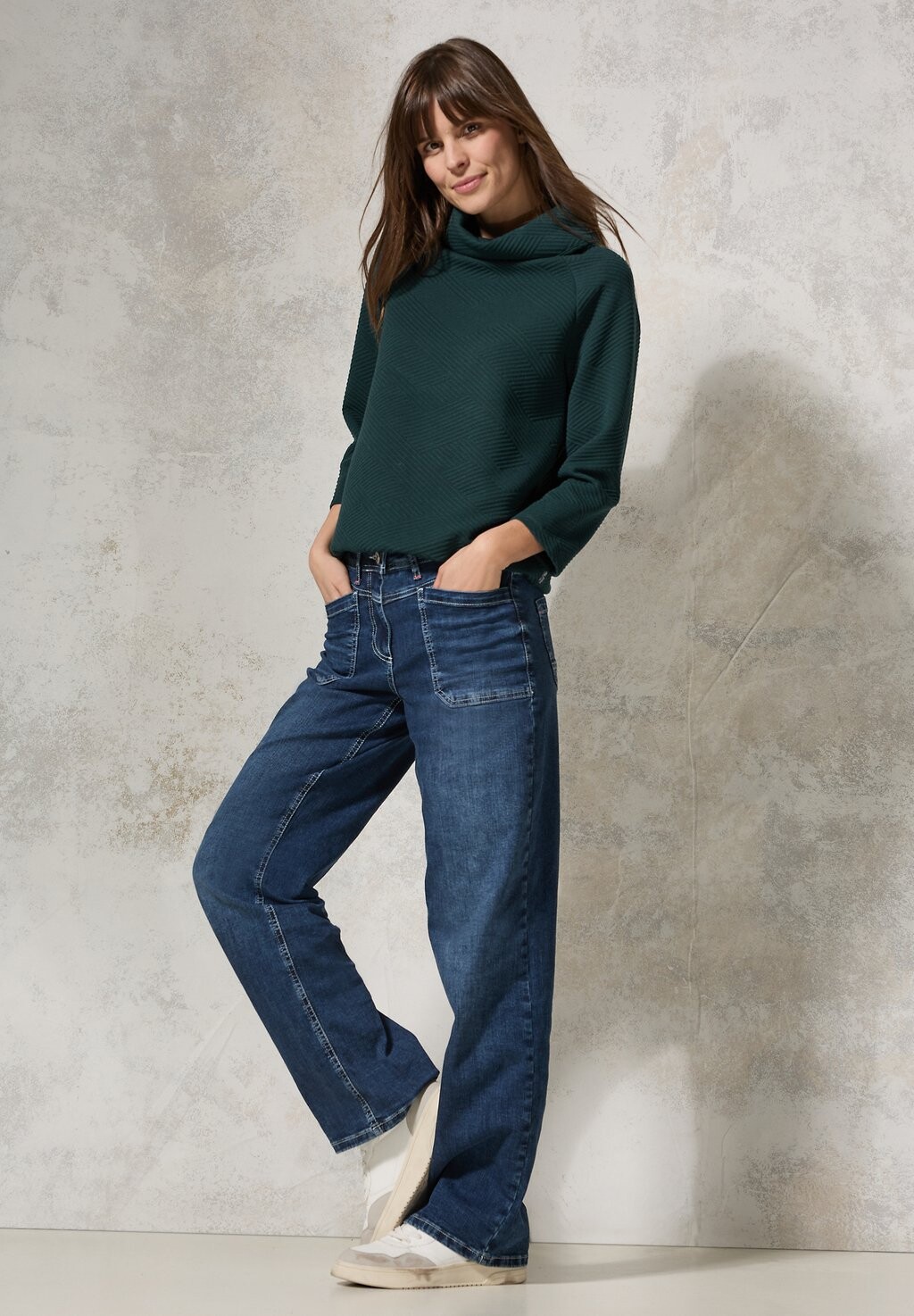 Джемпер Cecil, бирюзовый
Джемпер Cecil, бирюзовый