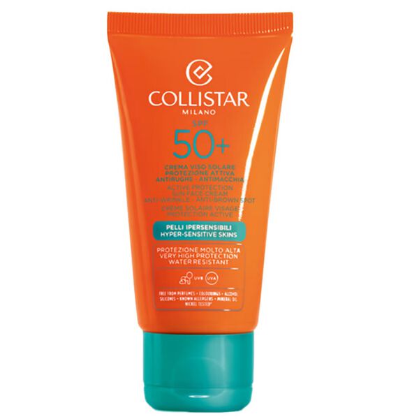 Активный защитный крем для лица spf50+, 50 мл Collistar Speciale abbronzatura perfetta
Активный защитный крем для лица spf50+, 50 мл Collistar Speciale abbronzatura perfetta