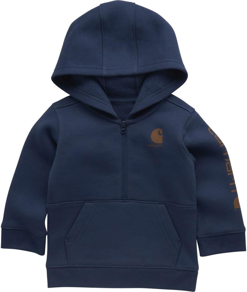 Толстовка Carhartt Baby & Toddler Boys с капюшоном и застежкой-молнией на половину длины, Dark Denim
Толстовка Carhartt Baby & Toddler Boys с капюшоном и застежкой-молнией на половину длины, Dark Denim