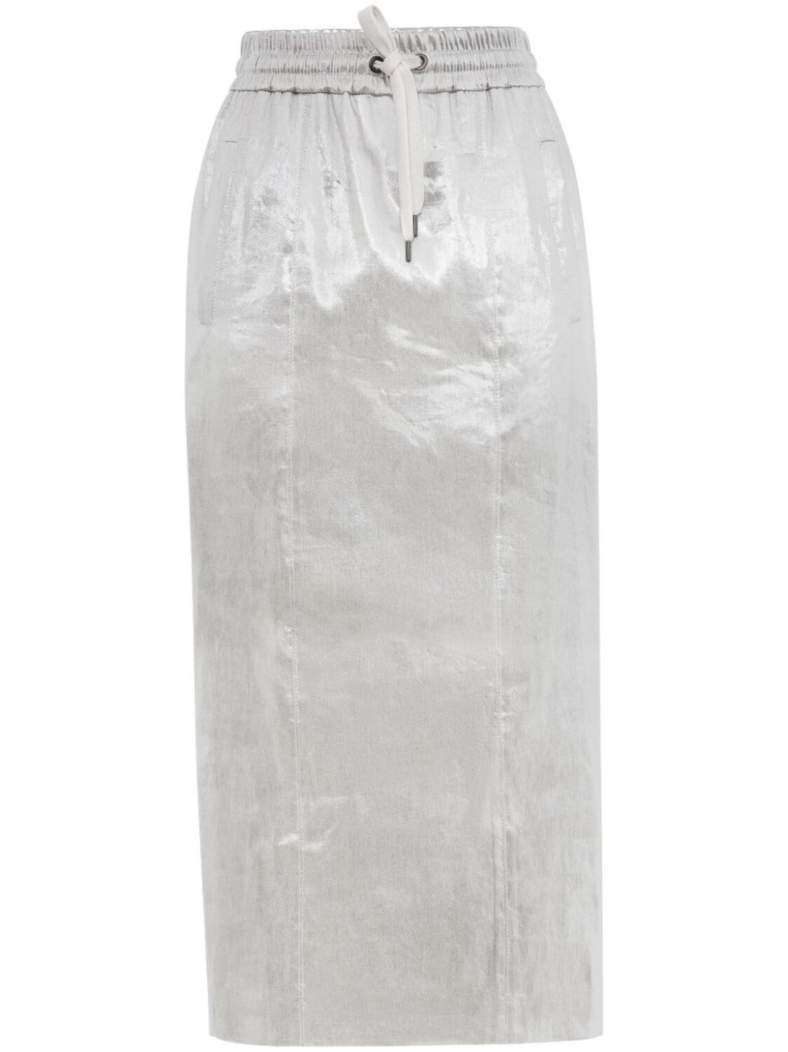 Brunello Cucinelli юбка миди с эффектом металлик, серый
Brunello Cucinelli юбка миди с эффектом металлик, серый